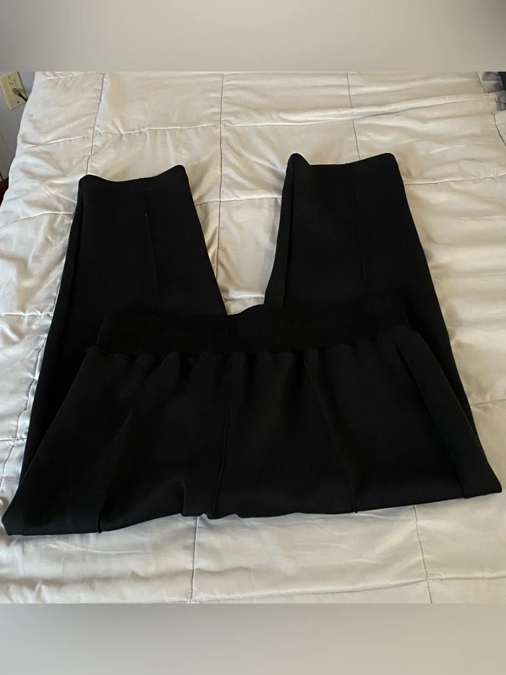 Spanx AirEssentials Tapered Ankle Casual Pants Black Sz XL TG Loungewear Joggers - Picture 10 of 11